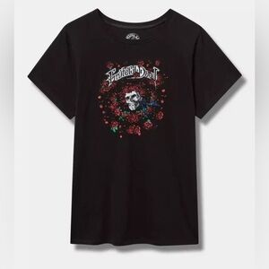 Torrid Women's 1 Grateful Dead Classic Fit Cotton Crew Hippie 60s 70s Garcia NEW